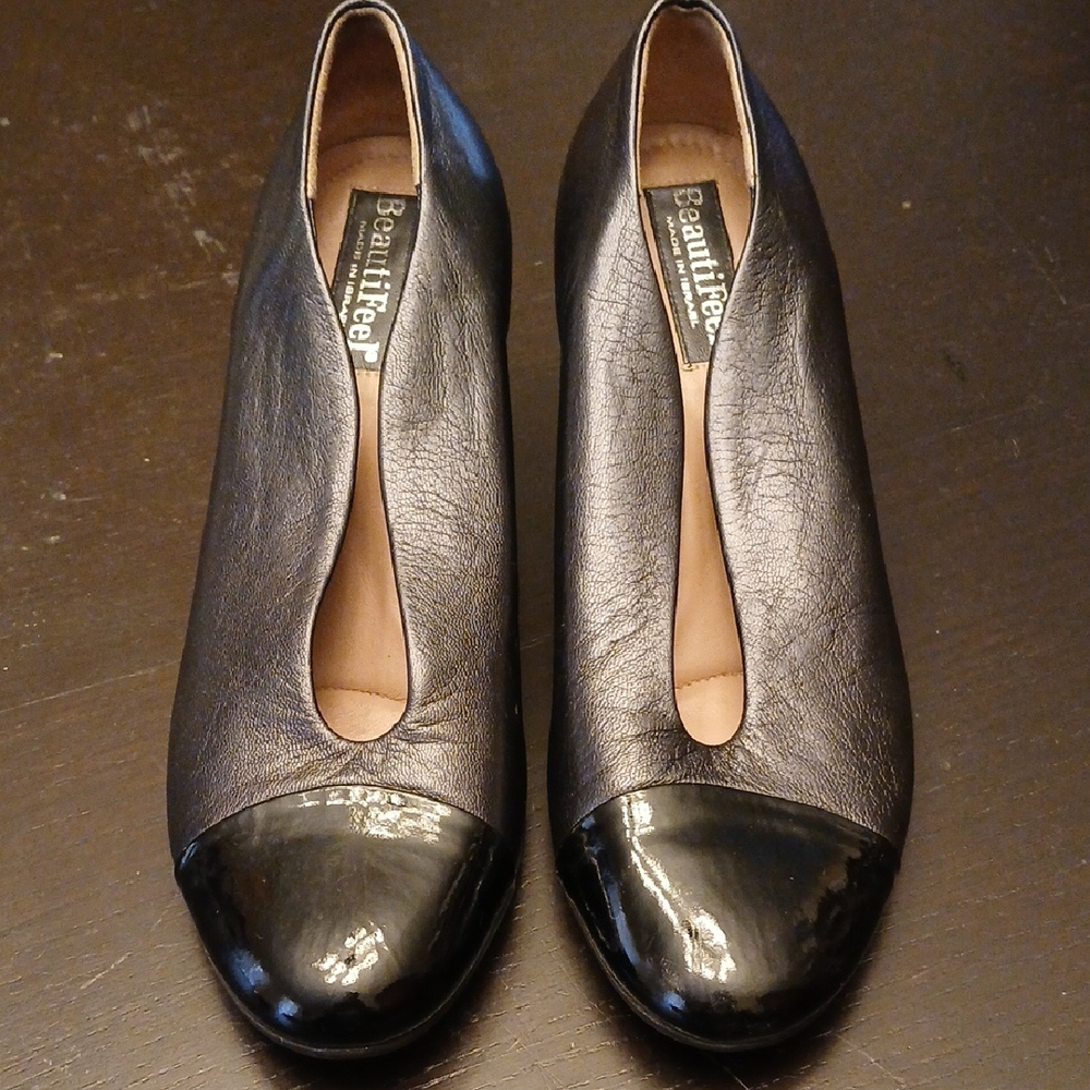 Beautifeel Heels Black Leather